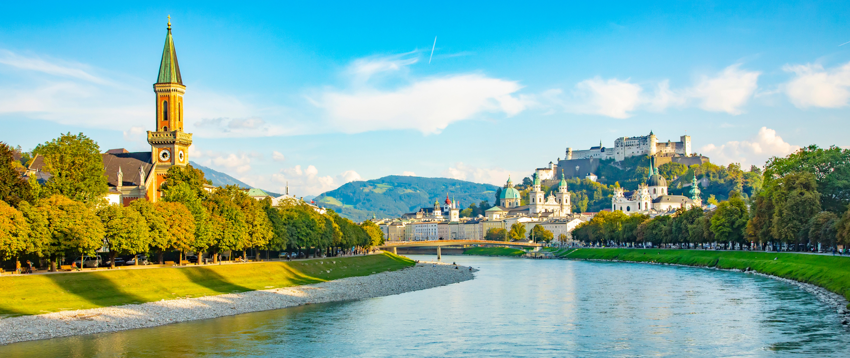 View of Salzburg's docks